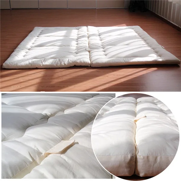Japanese Shiki Futon Foldable Mattress Traditional Japan Futon Floor Mattress for Sleep&Travel Cotton Mattress Pad for Bed, Yoga