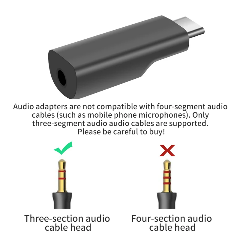 Type-C аудио адаптер для Dji Osmo карманная запись видео и аудио Vlog внешний 3,5 мм микрофонный адаптер