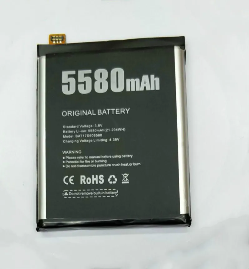 Для смартфона DOOGEE S60 S60LITE аккумулятор питания BTY 5580 мАч BAT17M15580 BAT17S605580 | Мобильные