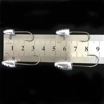 

Swolfy 50pcs 3g 5g 7g 10g Lead Jig Head Lead Head Hook Jig Bait Fishing Hooks For Soft Lures Fishing Tackle