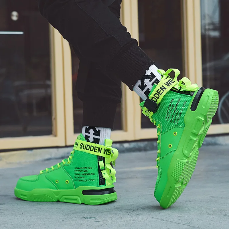 

AJ MEN'S SHOES 2019 New Style Summer Air Force One Sports Mandarin Duck Men Hight-top Hip Hop Shoe Fashion White Shoes