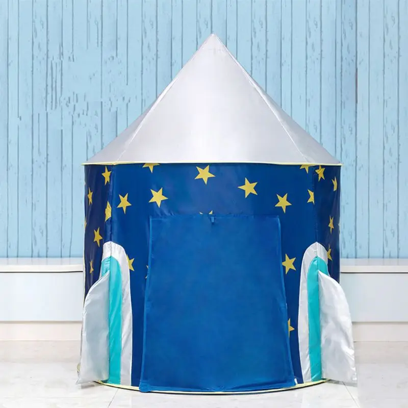 Дети Королевство всплывающие космическая ракета Игровая палатка 72XC