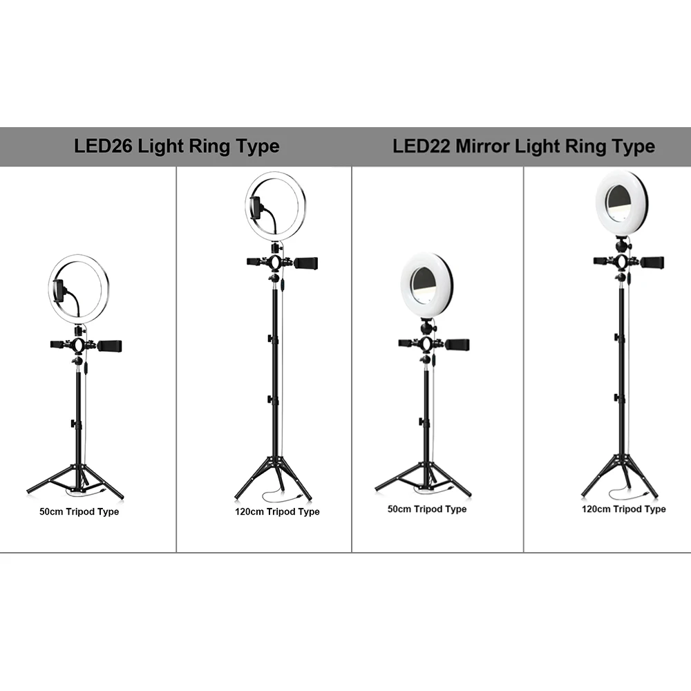 16/20/26 см Диаметр кольцо Красота заполнить светильник студийный фон для фото заполнить кольцо светильник со штативом Для женщин девушки макияж лампа