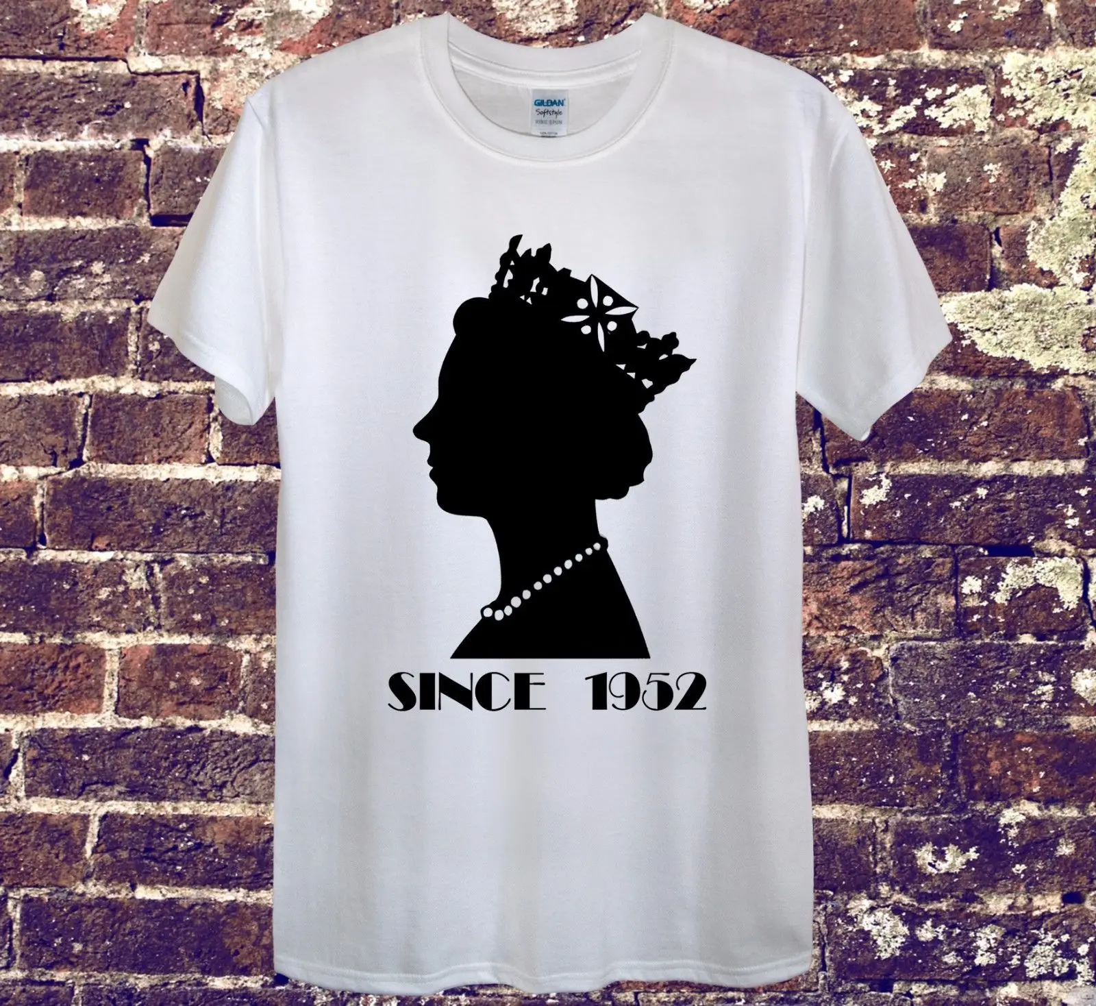 The Queen Elizabeth II Vintage Design T-Shirt Men Women Unisex Union Jack Cotton custom printed tshirt free shipping cheap tee | Мужская