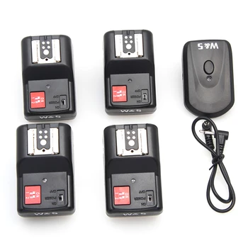 

4 Channels Wireless / Radio Flash Trigger/Synchronizer SET with 4 Receivers for Canon Nikon Sigma Speedlite