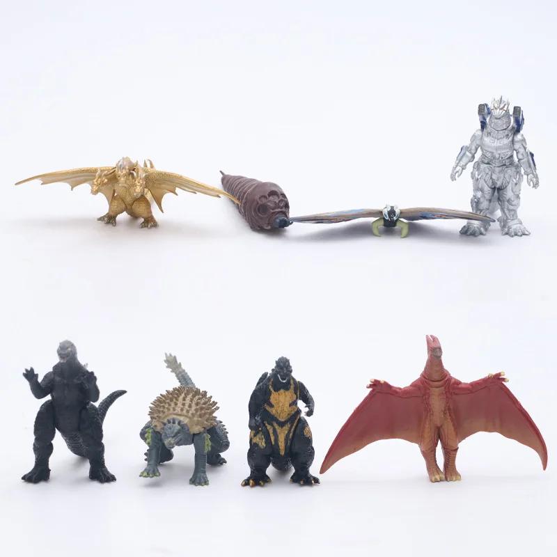 

Wansheng Anime Godzilla Monster King-Model Machinery Confusion Star Dinosaur Garage Kit Doll in Doll Model