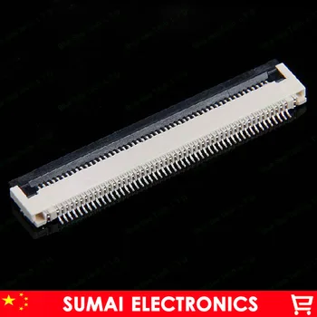 

Sample, 50 Pin FPC FFC connector cable socket 50pin 0.5mm connector for LCD screen interface of DVD/GPS/MP3, 50P