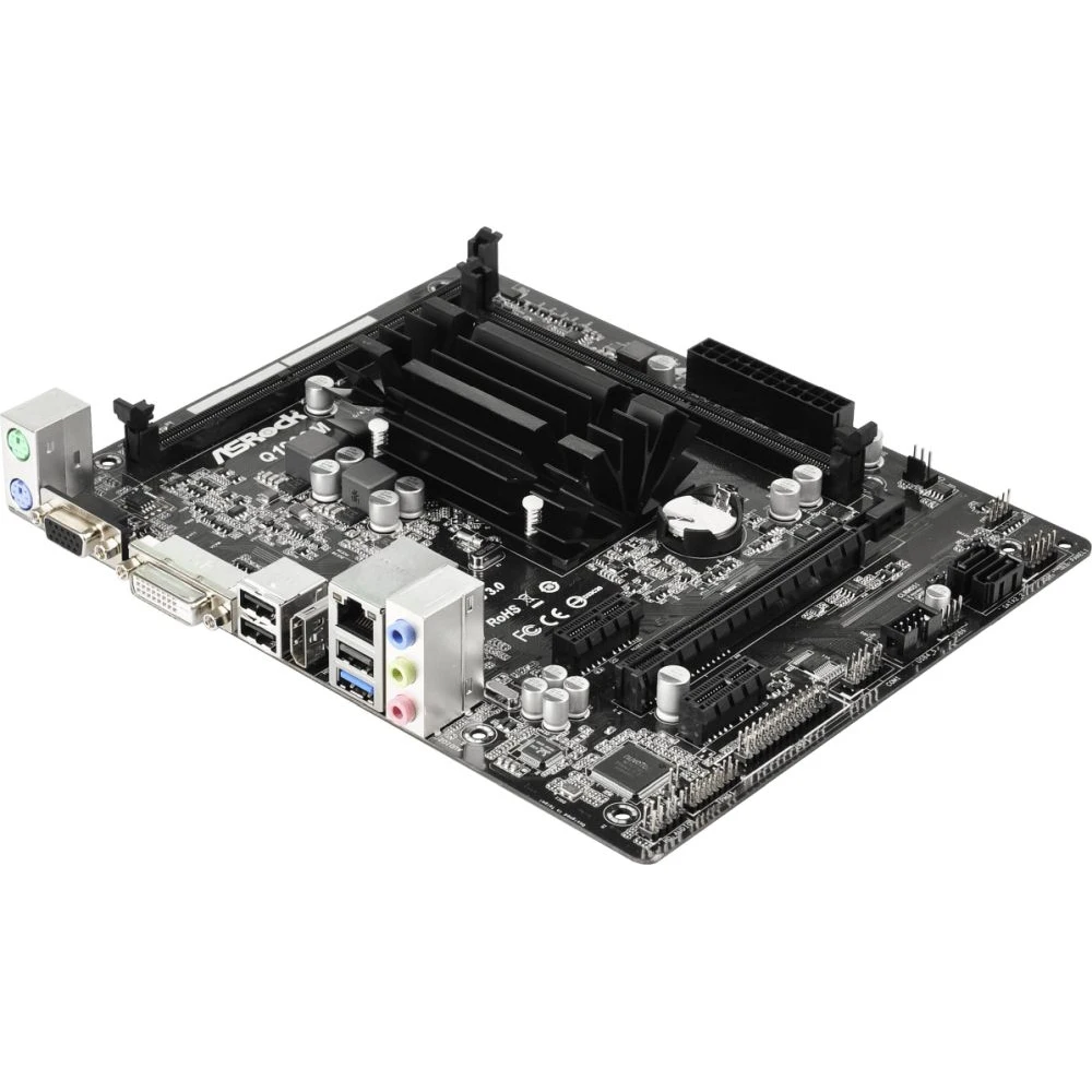 Motherboard ASRock Q1900M mATX AC'97 8ch(7.1) GbLAN+ VGA+ DVI+ HDMI