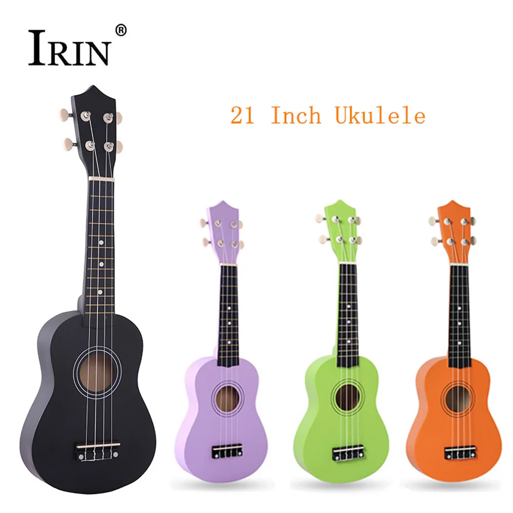 ИРИН Professional Mini 21 дюймов Ukelele липа 4 Строка палисандр гриф чистый тон Гавайские гитары укулеле уке музыкальный инструмент подарок для детей