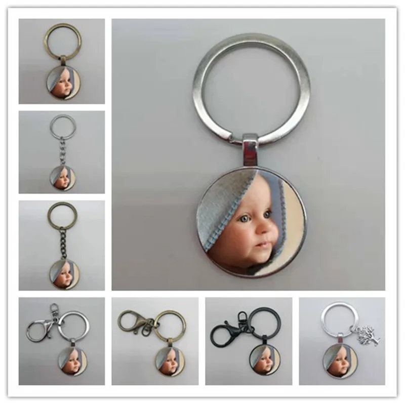 DIY Фото Подвеска Брелок фотографии вашего ребенка мамы папы бабушки и дедушки как