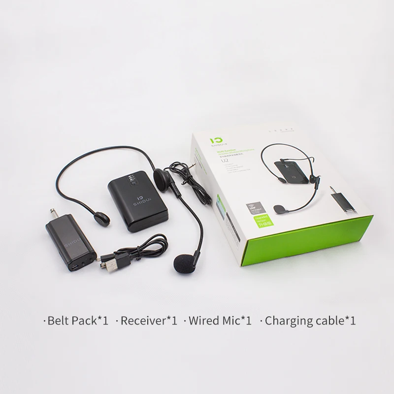 microphone Микрофон SHIDU-U2 UHF беспроводной микрофон 700-740 МГц гарнитура беспроводной микрофон