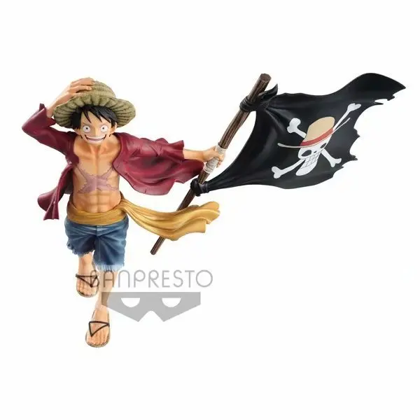 

Anime One Piece/Sea King Magazine Luffy Flag Assemblage Prize Figure Garage Kit Decoration