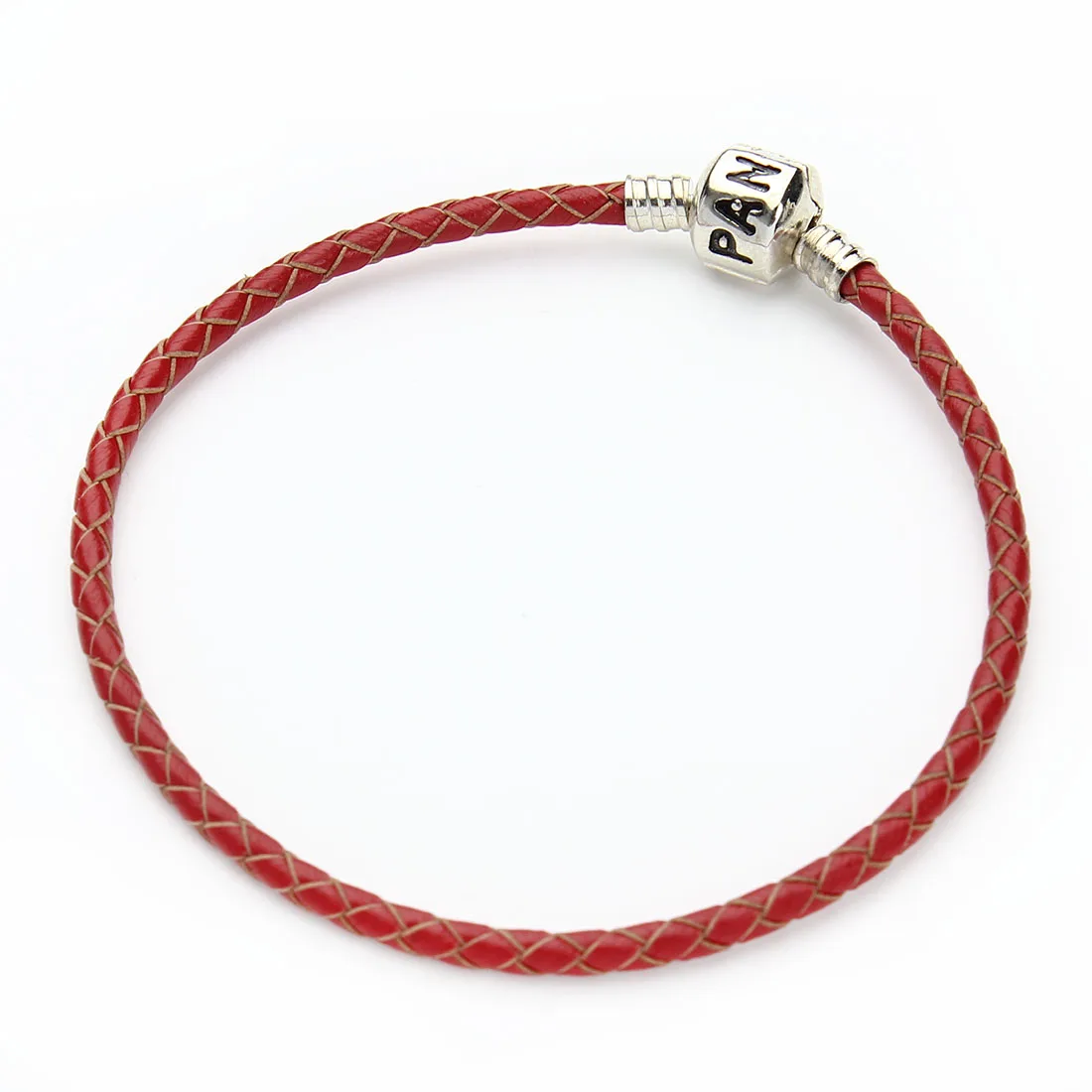 CKysee 19cm Fashion Leather Rope Charm Laser Lettering Bracelet For Women DIY Jewelry Making