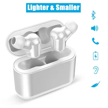 

Super Mini Bluetooth Earphone Lightweight TWS Wireless Bluetooth Earphones One key Touch Gaming Sport Wireless Headset Earbuds