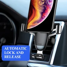 

1pcs Car phone holder Air outlet Snap-in Gravity phone holder Car navigation bracket Multifunctional phone holder For BMW MINI