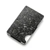 Fashion Carbon Fiber Card Holder Wallet Designer Aluminium Credit Card Holder Metal Minimalist Rfid Card Wallets Men Cardholder ► Photo 3/6