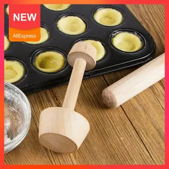 

Wooden Egg Tart Tamper Portable Double Side Pastry Egg Tart Pusher Eggtart Mold Baking Cake Kitchen Tools
