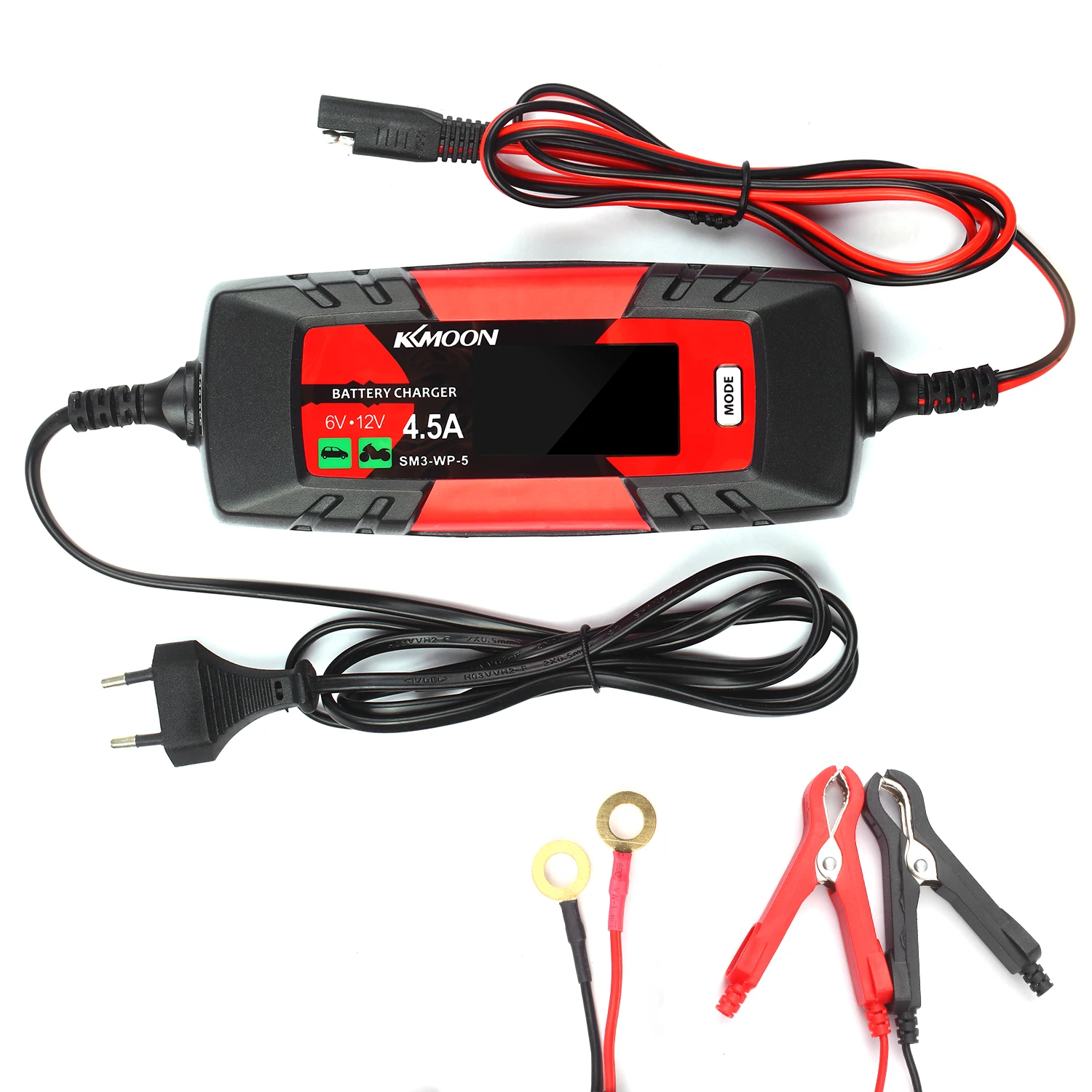 KKmoonCar зарядное устройство батарея и сопровождающее 6V/12V 4Amp интеллектуальное