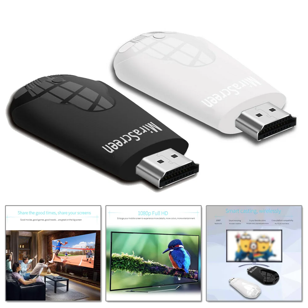 

high quality K4 WiFi Receiver Display Screen Projector 600mhz 1920*1080P For Android AirPlay Wifi Receiver