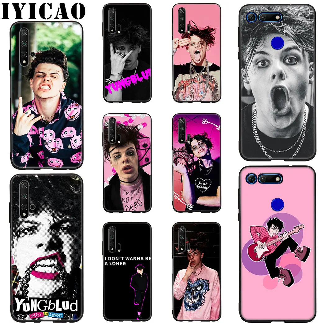 Силиконовый мягкий чехол IYICAO Rapper Yungblud для Honor View 20 8C 8X 8 9 10 Lite 6A 7C 7X 7A 9X Pro Note |
