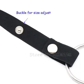 Fixed belt for cock cage, Size adjustable strapon male chastity device tied penis cage, Belt with ring no chastity cage sex toys 5