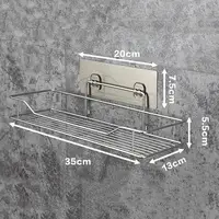 Stainless Steel Bathroom Storage Shelf