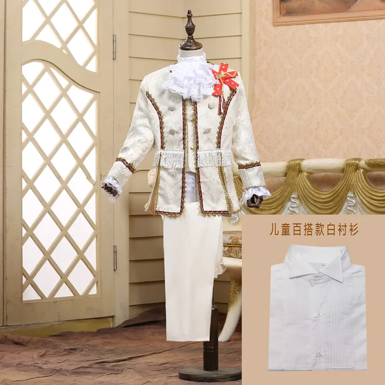 shirt Винтажная одежда для корта; комплект из четырех предметов; изысканный маленький дизайн; жаккардовая одежда; элегантная платиновая одежда для самых популярных детей - Цвет: shirt