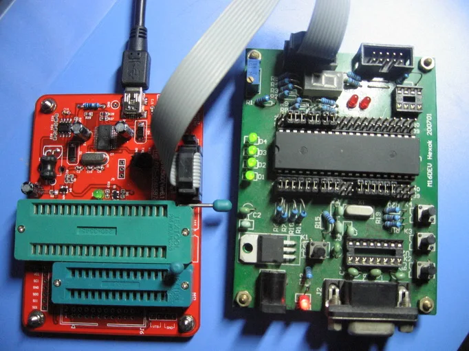 para porta serial, ISP STK500, Paralelo Quatro em Um