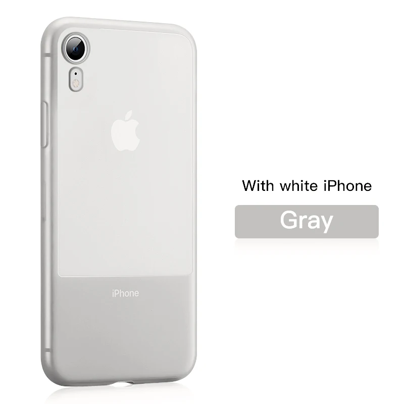SUAIOCE прозрачные телефонные чехлы для iPhone 11 Pro XS Max XR X 7 8 Plus, жидкий силикон, мягкий чехол из ТПУ, защитный чехол - Цвет: Grey