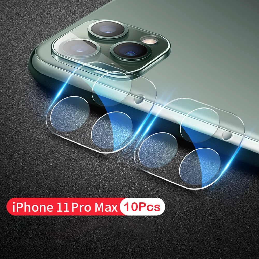 10xTempered Стекло 9HD Камера линзы Анти царапина при Защитная пленка для экрана iPhone 11 11Pro 11» бетонный завод - Цвет: For iPhone 11ProMax