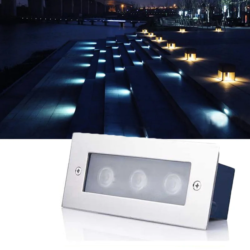 85-265V LED Buried Inground Wall Recessed Light Garden Outdoor Deck Path