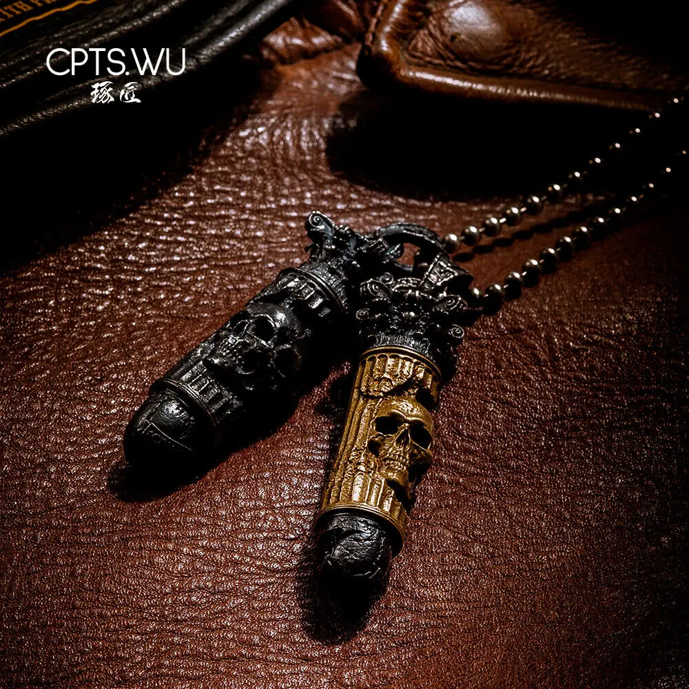 COPPERTIST.WU Corinthian пуля брелок S925 серебро кулон ожерелье для мужчин ювелирные изделия
