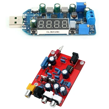 

Hifi Tda1543 + Cs8412 Dac o Decoder Board & Step Up / Down Power Supply Module