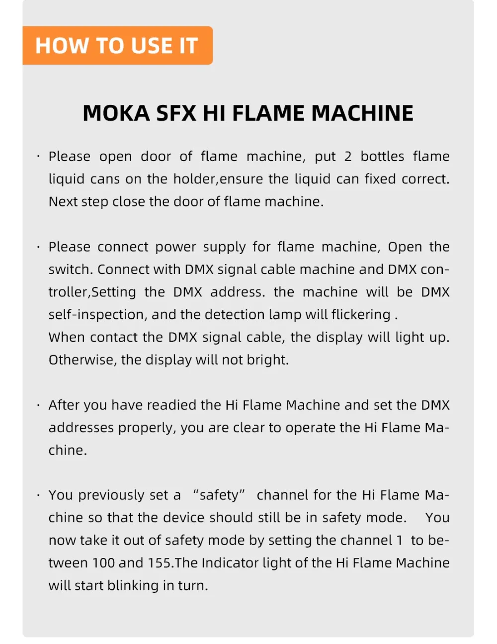 two head flame machine projector