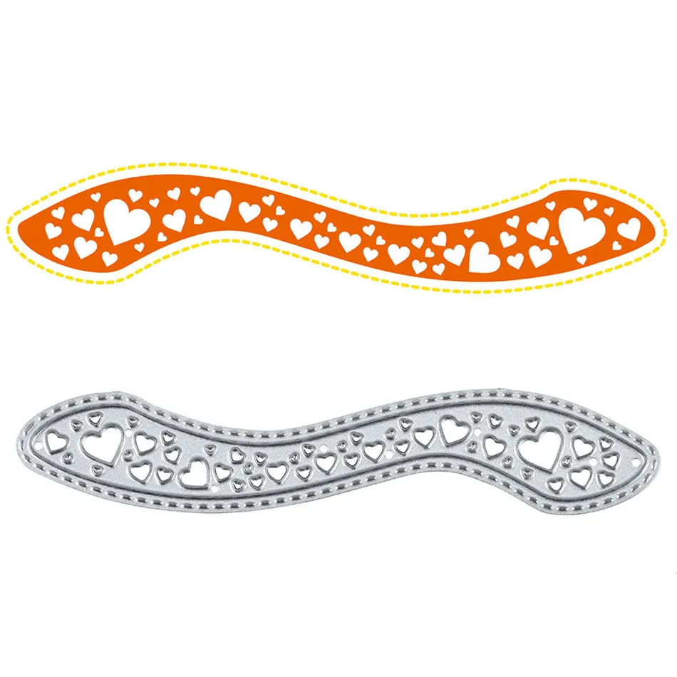 

DiyArts Metal Cutting Dies New 2019 Heart Dies Scrapbooking Album Die Cut Embossing Stencil Decoration Dies christmas dies