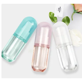 

1 PC 40ml Refillable Spray Bottle Clear Perfume Shampoo Lotion Bottles Travel Cosmetic Liquid Press Pump Spray Bottles Container