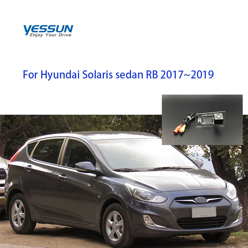 Камера Yessun для номерного знака Hyundai Solaris Sedan HC Россия 2017 2018 2019 камера заднего