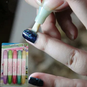 

5Pcs Nail Art Polish Remover Pen Corrector Cleaner Correct DIY Tool Nails Mistakes Tool Nail Art Equipment