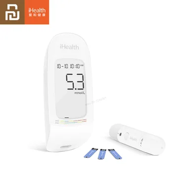 

Youpin IHealth Blood Glucose Meter With Test Strips Lancets Smart Blood Glucose Meter LCD With Backlight