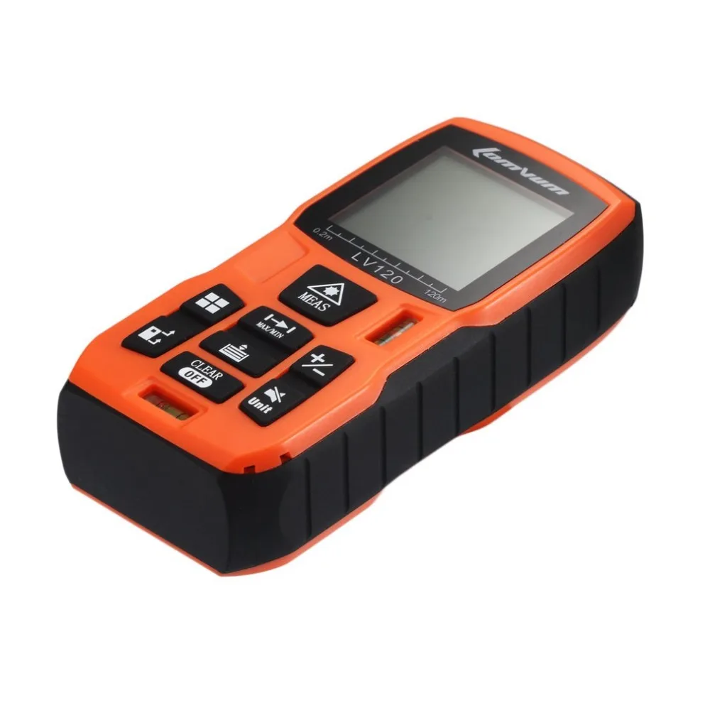 Lomvum 120m Handheld Laser Distance Meter Rangefinders Diastimeter Area Volume Angle Automatic Calibration Range Finder Lomvum 120m Handheld Laser Distance Meter Rangefinders Diastimeter Area Volume Angle Automatic Calibration Range Finder
