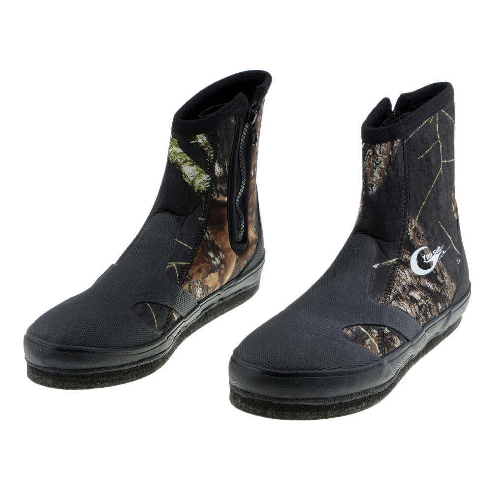 Neoprene Fishing Shoes Non-slip Wear-resistant Warm Comfortable Diving Boots Fishing Waders for Camping HIking