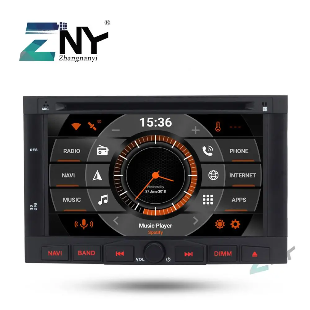 7 &quotAndroid 10 Автомобильный GPS стерео для Berlingo Peugeot Partner 3008 5008 Авто Радио FM DVD плеер