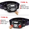 10000Lm Powerfull Headlamp Rechargeable LED Headlight Body Motion Sensor Head Flashlight Camping Torch Light Lamp With USB ► Photo 2/6