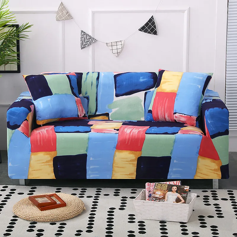 Современный эластичный диван-крышка для Гостиная однотонные Цвет секционный угловой диван Чехол для дивана стоматологическое кресло крышка протектор 1/2/3/4 местный - Цвет: Color 3