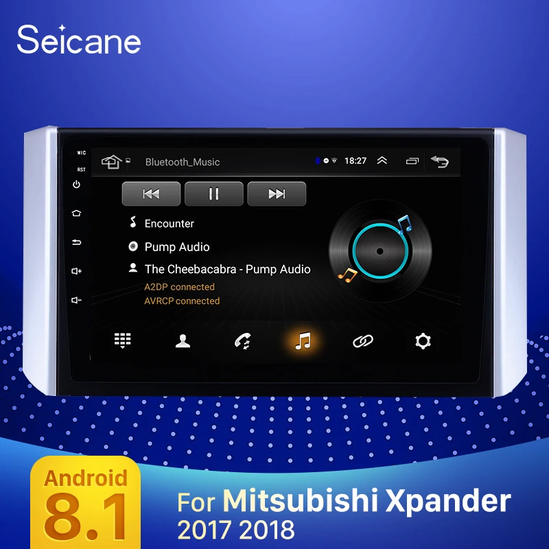 Seicane Android 8,1 автомобильный Радио gps мультимедийный блок плеер для- Mitsubishi Xpander поддержка Carplay 3g wifi Зеркало Ссылка