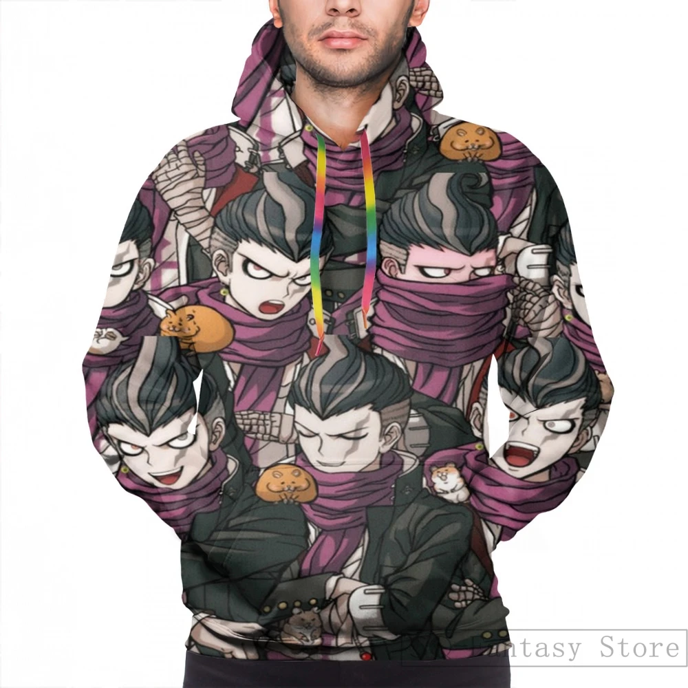 Men Мужские толстовки, свитшоты для женщин funny Gundham Tanaka(2) Повседневная Толстовка с капюшоном и принтом - Цвет: Men