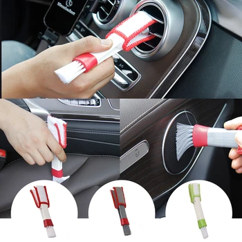 

Car Side Seam Detail Brush Cleaning Brush For Air Outlet Engine Air Conditioner Washable dust removal double-headed Brush