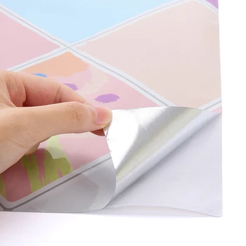 

temperature cooktop self-adhesive tile cabinet countertop range hood wall stickers wallpapersKitchen oil-proof stickers high