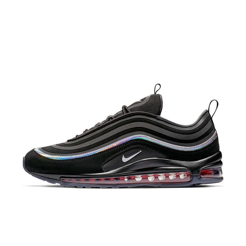 Оригинальные подлинные мужские кроссовки для бега Nike Air Max 97, Спортивная уличная спортивная обувь с амортизацией, качественная BV6666-106 - Цвет: BV6666-016