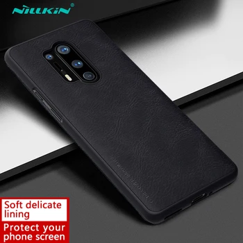 

OnePlus 8 Pro Case NILLKIN Qin Series PU Leather Flip Cover Case for One Plus 8 Pro /1+8 Pro